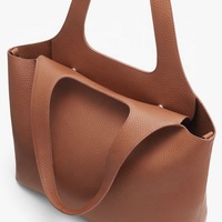Sacs à bandoulière en cuir pleine fleur pour femmes, fourre-tout de luxe pour dames, nouvelle collection Sacs à main