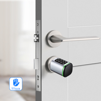 Cylindre de serrure intelligent TT BLE avec contrôle par application, mot de passe, carte et clé, compatible avec les boîtiers de serrure 5085/5572, remplace l'ancien cylindre pour les serrures d'appartement