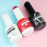 Échantillon gratuit d'usine série à la mode 800 couleurs lampe LED OEM bouteille beauté Gel à ongles Gel Uv à tremper Super rouge vernis à ongles
