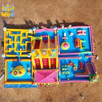 Casa Inflable de PVC de Grado Comercial WODI de 0.55 mm, Casa Inflable para Niños y Adultos, Disponible con Certificación CE/UL