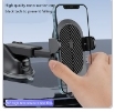 Support de téléphone universel pour voiture, rotatif à 360 degrés, rétractable, flexible, à insérer, fixation sur le tableau de bord de la voiture