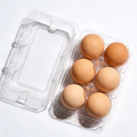 Bon marché Emballage d'oeufs en plastique de haute qualité 6/8/10/12/15/30 cellules plateau d'emballage d'oeufs de poulet à vendre