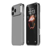 Haute qualité TPU + PC galvanoplastie étui de téléphone en cuir végétalien pour iPhone 17 16 ProMax 15 Plus lentille de protection étuis de téléphone portable