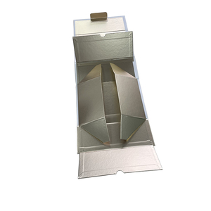 <span class=keywords><strong>Caja</strong></span> <span class=keywords><strong>de</strong></span> Regalo Magnética Plegable <span class=keywords><strong>de</strong></span> Lujo Personalizada con Logotipo en Lámina Dorada, Empaque Rígido y Plegable para Joyería, Cosméticos y Regalos Premium - Product Image 3