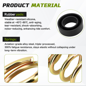 Ressort de compression en acier <span class=keywords><strong>et</strong></span> <span class=keywords><strong>cuivre</strong></span> personnalisé, extrémités fermées, usage industriel, applications automobiles/moto, <span class=keywords><strong>suspension</strong></span> - Product Image 5