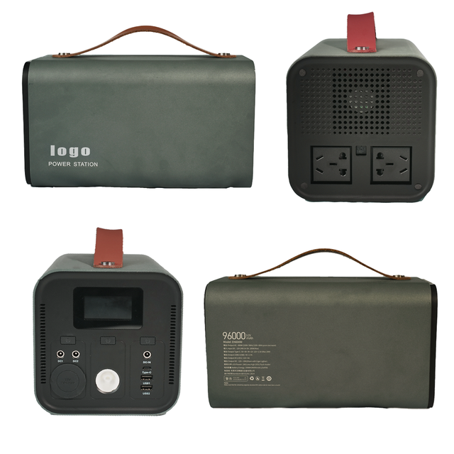PPS600 Lightweight Portable Power Station for Camping-Durable Design with Multiple Output & Charging Modes