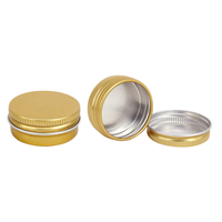 Petite boîte en métal aluminium pour cosmétiques, cire, bijoux, emballage 10ml 20ml 30ml, logo personnalisé, faible MOQ, fourniture directe usine