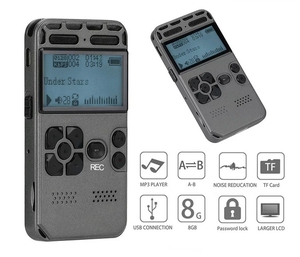Máy Ghi Âm Kỹ Thuật Số Cầm Tay Micro Đường Dài Ổ <span class=keywords><strong>USB</strong></span> Dictaphone Chuyên Nghiệp V35 - Product Image 5