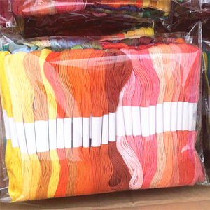 Nouvelle arrivée 50/120/140 couleurs Arc-En-Ciel Couleur <span class=keywords><strong>fil</strong></span> à Broder Point De Croix Fils - Product Image 6