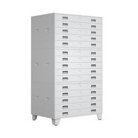 Moderno Archivador de Oficina de Acero con Múltiples Cajones, Mueble de Almacenamiento para Dibujos Técnicos con Más de 4 Cajones, para Hotel u Hospital