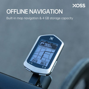XOSS NAV Plus, Computadora para Ciclismo con GPS, Pantalla LCD de 2.4 Pulgadas con Retroiluminación Automática, Velocímetro Inalámbrico Ant+, Odómetro, Resistente al Agua IPX7, Rastreador para Bicicleta de Montaña - Product Image 3