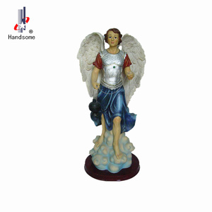 5 pulgadas el arcángel San Rafael resina religiosas arte estatua - Product Image 4