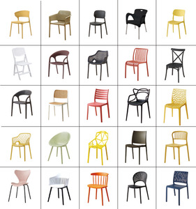 Chaise de salle à manger empilable en plastique style rotin pour <span class=keywords><strong>caf</strong></span>é et restaurant |   EN12520 - Product Image 4