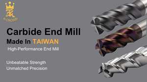 เครื่องตัดคาร์ไบด์แบบ4ขลุ่ยสำหรับเครื่อง CNC มีบริการ OEM/ODM - Product Image 6