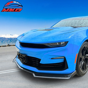 Lèvre de pare-chocs avant pour Chevrolet Camaro 2016-2024, style 1LE, spoiler, imprimé fibre de carbone, diffuseur, protège-menton - Product Image 3