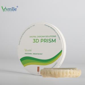 Vsmile CAD CAM 3D multilapis zirkonia zirkonia blok keramik blok cakram kosong untuk pemrosesan gigi tiruan - Product Image 3