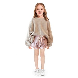 Suéter Holgado de Punto para Niñas, Estilo Informal, Cómodo, para Otoño - Product Image 2
