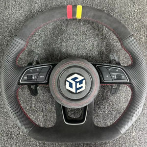 Volante de Fibra de Carbono para Automóvil <span class=keywords><strong>Audi</strong></span> RS3 S3 A3 A4 B9 RS6 RS7 S4 A3 8V Q7 Q5 A6 - Product Image 1