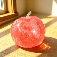 Hot verkopende appelvormige, met vaseline gevulde, vormbare, niet-terugverende squishy speelgoed met knispergeluid, fruitvormig stressverlichtend fidget speelgoed