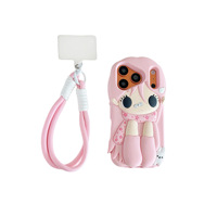 Casing HP iPhone 17 Apple 16 14/15 Pro Max motif gadis bersayap imut, anti jatuh, casing penuh lucu dan cantik.