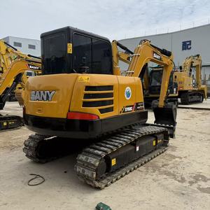 รถขุดขนาดเล็ก 6 ตัน ยี่ห้อซานี่ รุ่น SY60C พร้อมตัวถังที่มีความยืดหยุ่น เหมาะสำหรับงานจัดสวนและงานปรับระดับพื้นที่ก่อสร้าง - Product Image 4