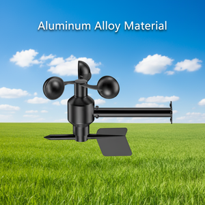 Veinasa-WSDS02 Capteur de vitesse et de direction du vent en alliage d'aluminium personnalisable, capteur <span class=keywords><strong>anémomètre</strong></span> RS485 pour <span class=keywords><strong>station</strong></span> <span class=keywords><strong>météo</strong></span> extérieure - Product Image 1