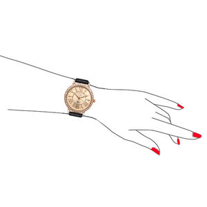 Soldes Montre pour filles Prix bas Montre en or rose résistante à l'eau 3atm pour femmes - Product Image 5