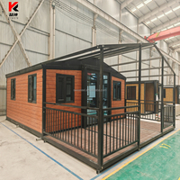 Maisons mobiles modulaires préfabriquées détachables de 40 pieds, maisons miniatures préfabriquées, maison conteneur portable
