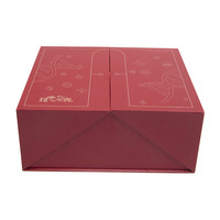 Boîte cadeau personnalisée à double ouverture, couverture rigide, estampage à chaud or/argent, bronzage pour les compléments alimentaires haut de gamme, les appareils de massage