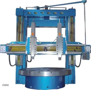 Máquina de torno Vertical CNC CK5232, con doble columna