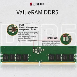 Memoria RAM KVR 16G 5600 D5 DDR5 para Computadora de Escritorio, en Stock, 5600MHz de Alta Frecuencia, Mejora el Rendimiento del Sistema para un Funcionamiento Más Fluido - Product Image 4