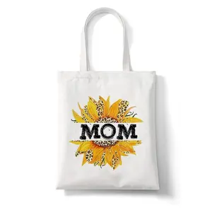 母の日ギフト用のカスタマイズされたママ定義キャンバストートショッピングバッグ