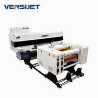 Printer UV DTF VERSIJET 60cm dengan Head Print I3200, Kontrol Tombol Tekan, Roll-To-Roll