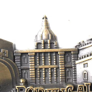 Imán de Refrigerador de Aleación de Zinc - <span class=keywords><strong>Lisboa</strong></span> Portugal, Recuerdo de Viaje con Diseño 3D, Decoración para Refrigerador, Regalo Turístico para <span class=keywords><strong>Viajes</strong></span> - Product Image 4