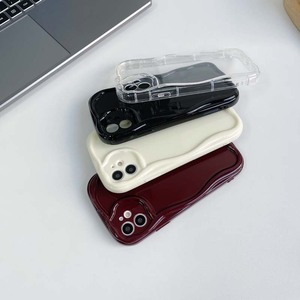 เคสโทรศัพท์มือถือซิลิโคน TPU สีพื้น ดีไซน์ขอบคลื่น สำหรับ iPhone 6 7 8 X Xr <span class=keywords><strong>Xs</strong></span> 11 12 13 14 15 Pro Max - Product Image 3