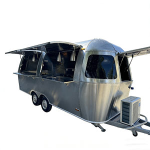 Carrito de Comida Móvil de Acero Inoxidable con Forma Combinada para Hot Dogs y Helados, Carrito para Eventos en Parques de 13 pies con 2 Años de Garantía - Product Image 3