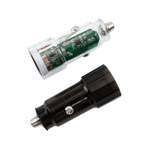 Visible Circle Electric Fast Car Charger QC 3,0 PD 20 W <span class=keywords><strong>2</strong></span> puertos Cargadores de coche Teléfono móvil - Product Image 2