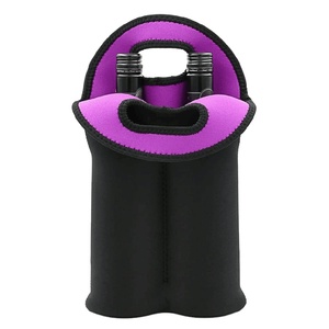 Porte-bouteilles de vin gratuit, lot de 4/6, sac isotherme pour bière, sac isotherme pour vin rouge en néoprène - Product Image 1