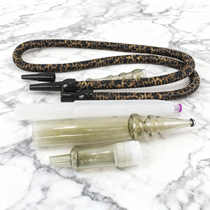 Embouts de tuyau de narguilé en plastique colorés à imprimé léopard pour chicha, accessoires pour fumer froid, pour bar et fête - Product Image 6