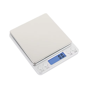 Jumon toprime ABS + thép không gỉ kỹ thuật số pin xách tay thực phẩm Quy mô 3kg công suất 0.1G Bộ phận độ chính xác cao nhà bếp trọng lượng - Product Image 2