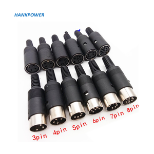 Pour clavier mâle femelle <span class=keywords><strong>prise</strong></span> DIN S Terminal 3P 4P 5P 6P 7P 8P connecteur de base prises d'alimentation <span class=keywords><strong>MIDI</strong></span> - Product Image 3