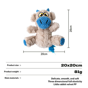 Оптовая продажа, несокрушимый плюшевый набор для жевания, экстремальный медведь, прочная собака, мягкие игрушки для жевания для тяжелых жевателей - Product Image 2