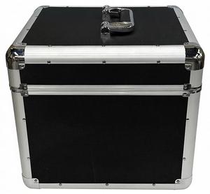 กล่องเก็บแผ่นเสียงวินเทจอะลูมิเนียมสีดำขนาด <span class=keywords><strong>10</strong></span> นิ้ว (25 ซม.) (บรรจุแผ่นเสียงได้ <span class=keywords><strong>100</strong></span> แผ่น) - Product Image 3