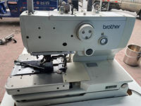 Machine à boutonnières électronique informatisée Brother RH-9820, machine à coudre industrielle pour boutonnières de jeans