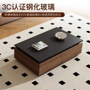 Modern TV Cabinet With Led <b>Light</b> Storage Unit For Living Room Solid Wood Floor Standing Design - Product Image 4