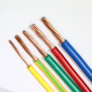 BVR 1.5mm 2.5mm 4mm Cobre Condutor PVC Isolado Doméstico Cabo Elétrico Fio