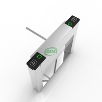 Torniquete Trípode Automático de Alta Seguridad con 3 Brazos para Control de Acceso Peatonal en Entradas de Edificios