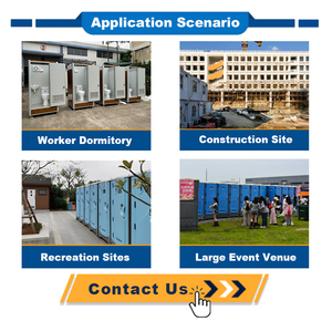 Douches portatives mobiles et toilettes portatives Toilette chimique publique Toilette extérieure en plastique pour le parc - Product Image 6