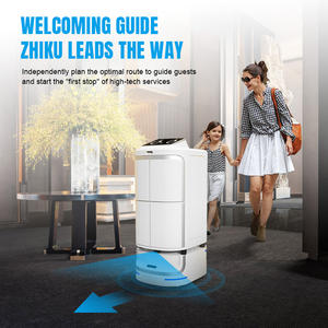 Robot Pengantar Hotel Navigasi Otomatis Kapasitas Besar Daya Tahan Lama Akses Lift Multi Lantai Langsung dari Pabrik - Product Image 6