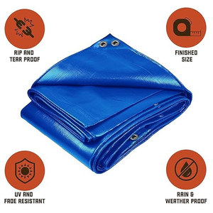 Custom Pe Coated Tarpaulin Canvas Fabric Cover <b>Tarps</b> Tarpaulin Roof Cover - Product Image 3